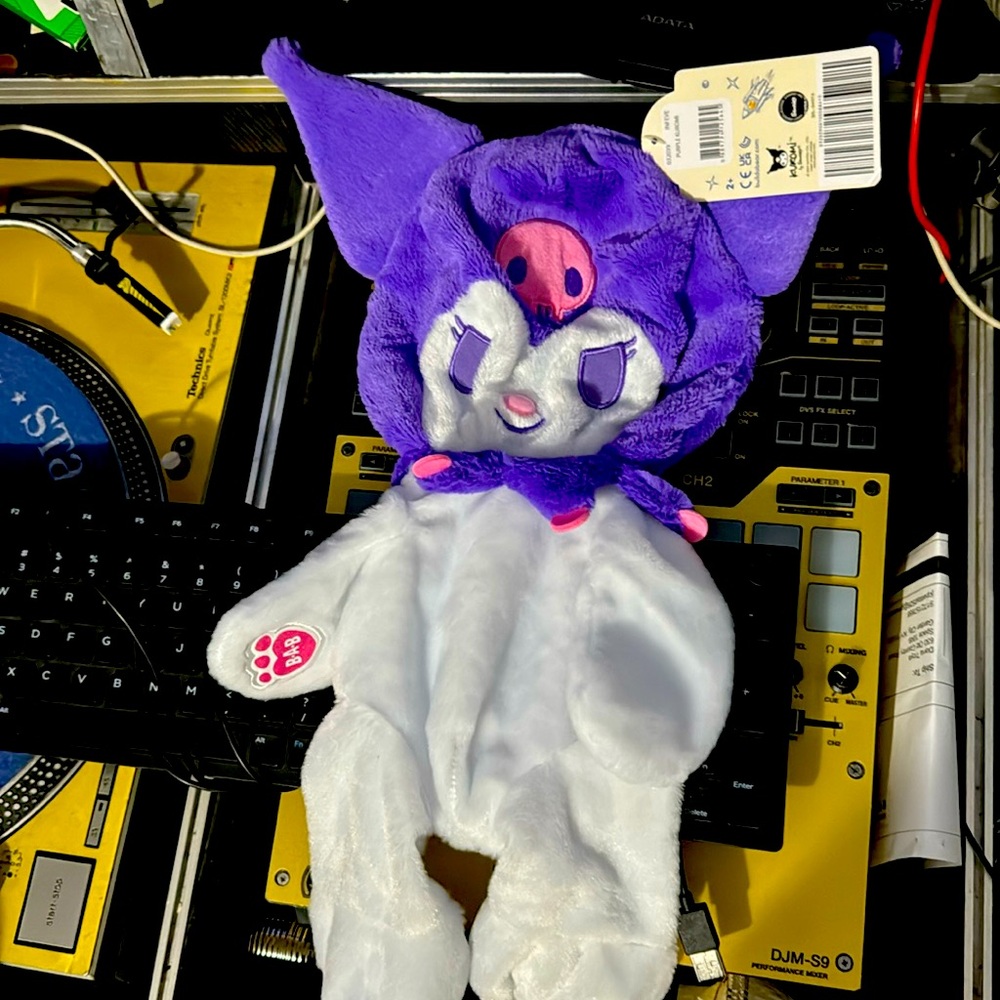 Purple Kuromi build a bear NWT